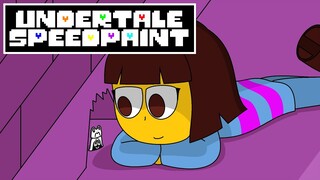 Undertale (Small Froggit, Big Frisk) Speedpaint | Amen King