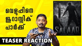 Salaar Teaser Reaction Malayalam | Unni Vlogs Cinephile