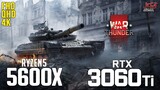 War Thunder on Ryzen 5 5600x + RTX 3060Ti 1080p, 1440p, 2160p benchmarks!