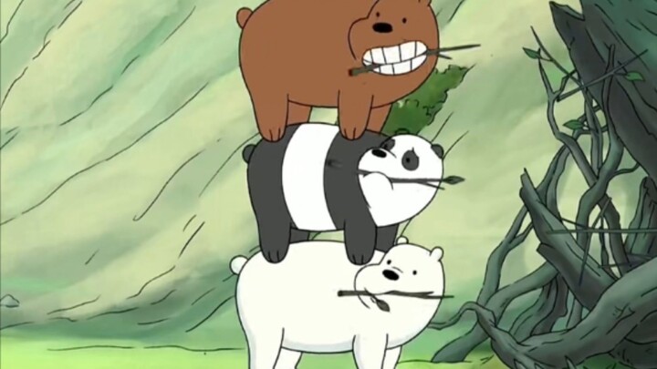 [AMV]A video clip of three cute pandas in <We Bare Bears>