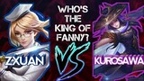 Kurosawa vs Zxuan | Who's the king of fanny? | THE GOD OF FANNY VS THE LEGEND OF FANNY