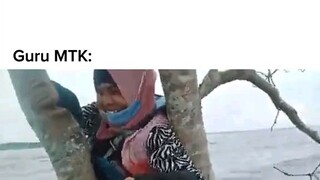 jangan remehkan guru MTK😧