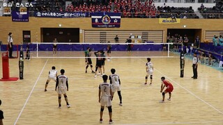 超爽视角看：前春高冠军VS大学校队男排