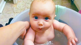 ทารกและเด็กที่ตลกที่สุดเล่นน้ำ - น้ำสำหรับทารกล้มเหลว