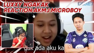 LUXXY REACTION AKMJ MICROBOY🔥BIKIN NGAKAK SUMPAH🤣