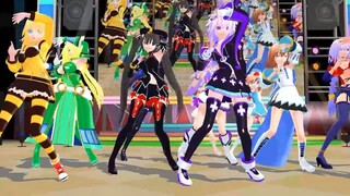 【mmdネプテューヌ】守護女神＆女神候補で多重未来のカルテット