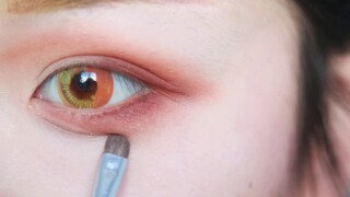 [Zuo Yichen] Demon Slayer Agatsuma Zenitsu cosplay eye makeup tutorial