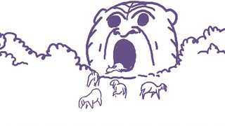 This week's quickie-strange animations have been added. Attach the painting process