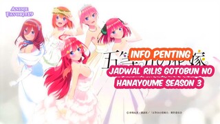 Jadwal Rilis Go Tobun No Hanayoume Season 3 Pembahasan.