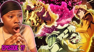 Golden Experience Vs Baby Face JoJo's Bizarre Adventure: Golden Wind Episode 17 REACTION!