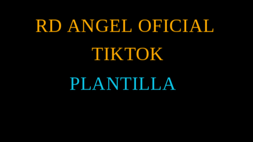 PLANTILLA DE TIKTOK