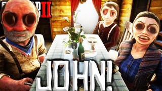 John RUINS Family Dinner in Red Dead Redemption 2 | RDR2 Funny Moments