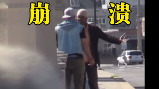 Sigma Man's moment of despair and collapse