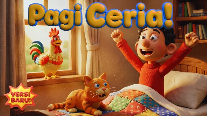 🌅 Bangun Pagi Semangat! | Lagu Anak Islami – Pagi Ceria | Faris & Friends 🐣