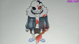 How To Draw Horror Sans Undertale Cách vẽ Xans Kinh Dị Đẹp Nhất
