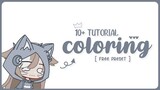 || 10+ tutorial coloring aesthetic || free preset || gacha rezeki || 🇺🇸 | 🇮🇩 ||
