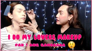 I DO MY BOYFRIENDS MAKEUP Makeup tutorial | beki lovers | gay couple