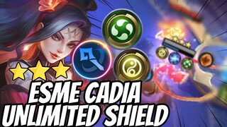 ESMERALDA CADIA MAGE DARAH FULL PUTIH !! MAGIC CHESS MOBILE LEGENDS