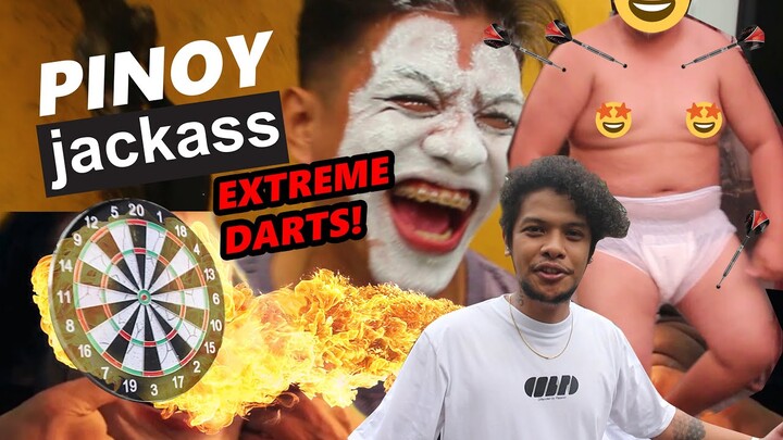 PINOY JACKASS - EXTREME DARTS CHALLENGE (WATCH TILL THE END)