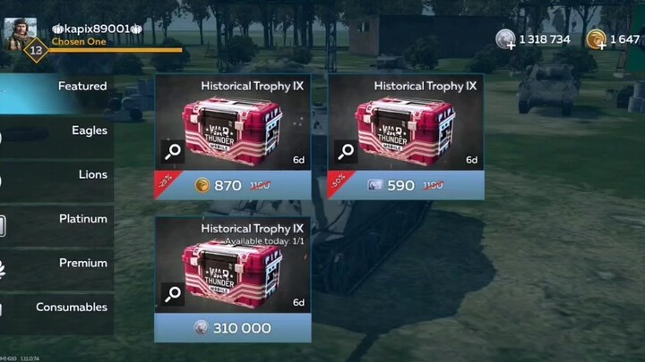 Opening Historical Trophies IX