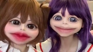When I met Cardcaptor Sakura on the high-speed train, she changed her head to Tomoyo for free!!!