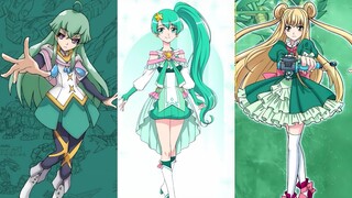 My favorite three green goddesses in Aofei animation