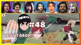 Naruto Episode 48 | Gaara vs Rock Lee! | Reaction Mashup ナルト
