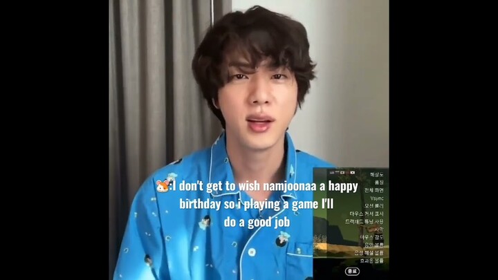 it's ok jin hyung we can understand 😌 you are doing good job 🤣