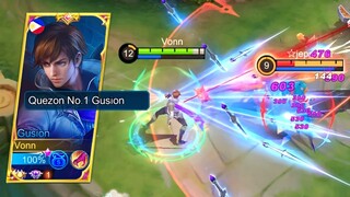 TOP GLOBAL GUSION NO SKIN IN RANK GAME!!