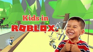 Kids in ROBLOX...