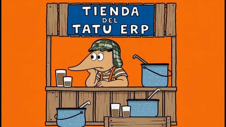 Na barraquinha do chave tem nosso ERP !!! Isso .. isso, isso.#TatuErp