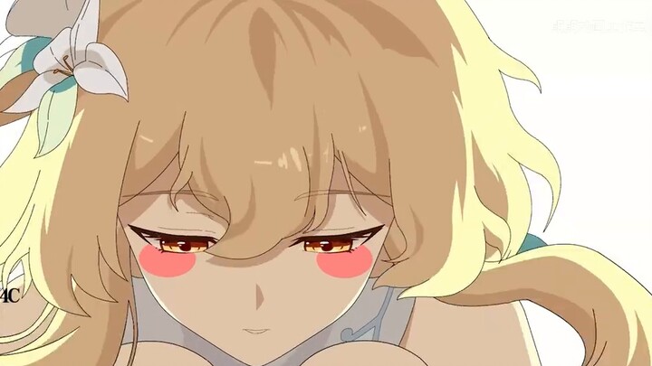 Genshin Impact Birthday Party "Light in abyss" 2D animation part line shooting, drawing process