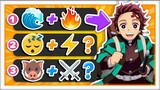 DEMON SLAYER EMOJI QUIZ 👹⚔️ Guess the character by emojis | Kimetsu no Yaiba/Demon Slayer quiz 💙