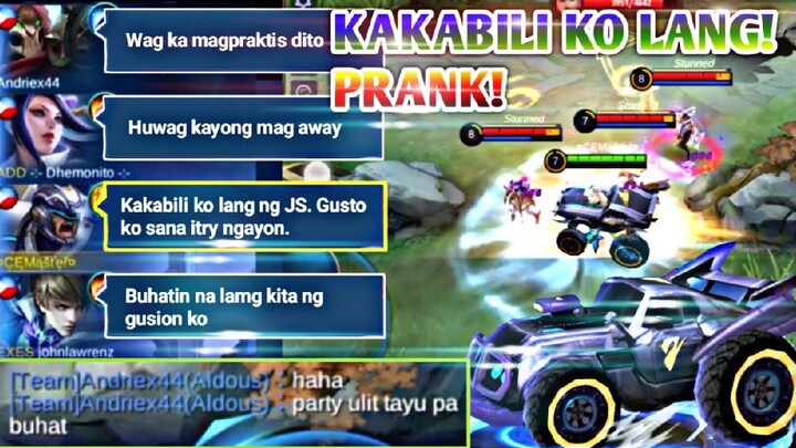 JOHNSON PRANK! KAKABILI KO LANG!! PRANK!! Pag nag Odette ka, MVP ka| MLBB