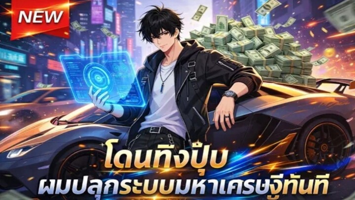 《โดนทิ้งปุ๊บ ผมปลุกระบบมหาเศรษฐีทันที》เมื่อวานยังจน…วันนี้รวยล้น! 😈 ระบบโกงทำให้ชีวิตพลิกใน 1 วินาท