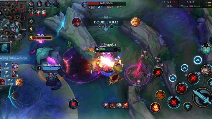 just started playing wildrift back. My hands abit stiff tho