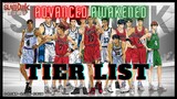 [Slam Dunk Mobile] Tier List For Advanced/ Awakened Characters - Don't Miss out 50% Cash Back Event!