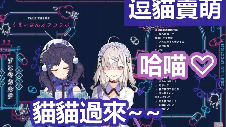 【彩虹社中文字幕】边卖萌边逗猫猫玩的小偶像相羽【健屋花那/相羽ういは/にじさんじ】