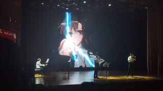 (การแสดงสด) การแสดงดนตรีเปียโน ทรัมเป็ต เพลง only my railgun