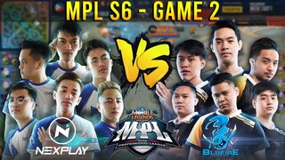 NXP SOLID VS BLUFIRE [GAME 2] | MPL PH Season 6 | MLBB