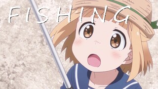 [Anime][Diary at the Breakwater]Cute Fishing