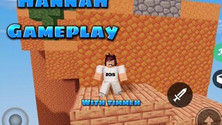 Hannah kit การเล่นเกมใน Roblox Bedwars