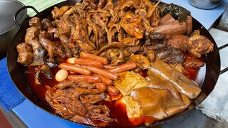 Restoran hidangan rebus di gang terpencil! Sudah buka selama 32 tahun, babatnya empuk dan harum seka