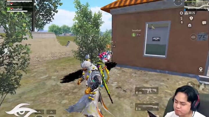 kapten Zan bantai musuh pro player dengan skin M4 silver guru | PUBG mobile Indonesia