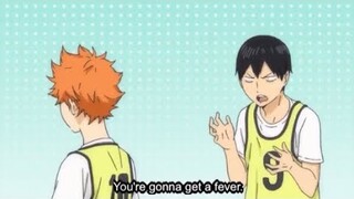 Haikyuu| Kageyama worries that Hinata will get a fever