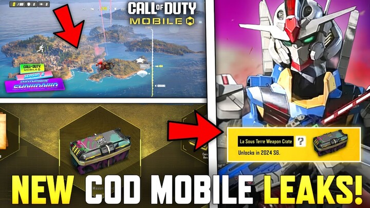 Season 6 Gundam Collabo | New BR Map | La Sous Terre Crate | FREE Legendary Gun & more! CODM Leaks