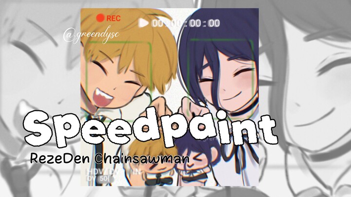 Reze dan Denji membuat boneka kecil?? [Speedpaint]
