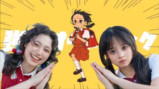 【جيب × بحث】 تسريحة شعر مبتكرة برياح قوية، لكن ما الذي تنظر إليه؟ [تصميم رقص أصلي]