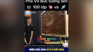 phá bức tường làm từ socola và kẹo hoccungtiktok mereviewphim nnt_review learnontiktok