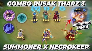 Combo RUSAK!! Tharz 3 Summoner X Necrokeep!! Combo Terkuat Magic Chess